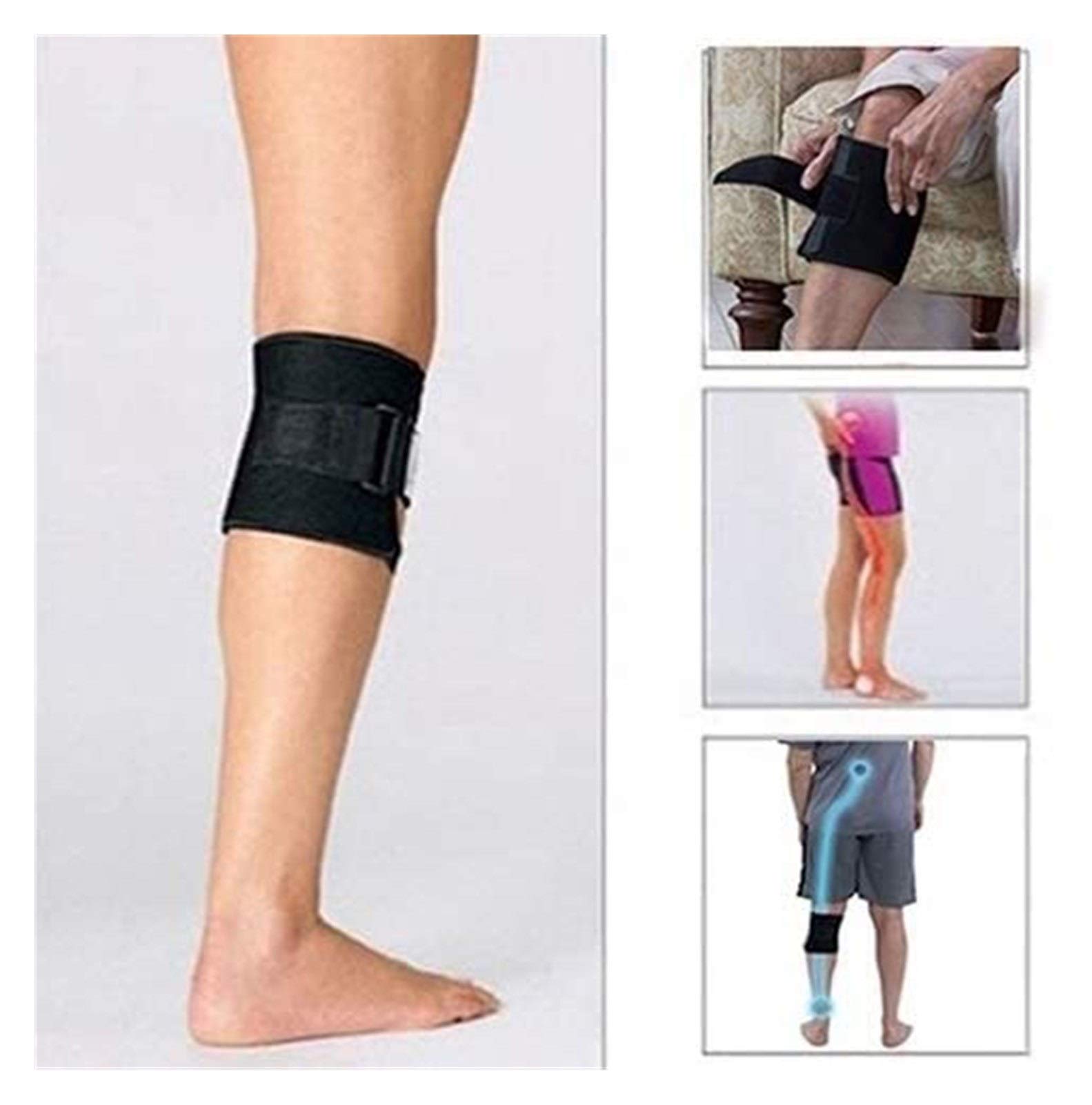 Ginocchiere Autoriscaldanti Oaiyeie - Tormalina E Artemisia Per Digitopressione E Benessere - Foto 10