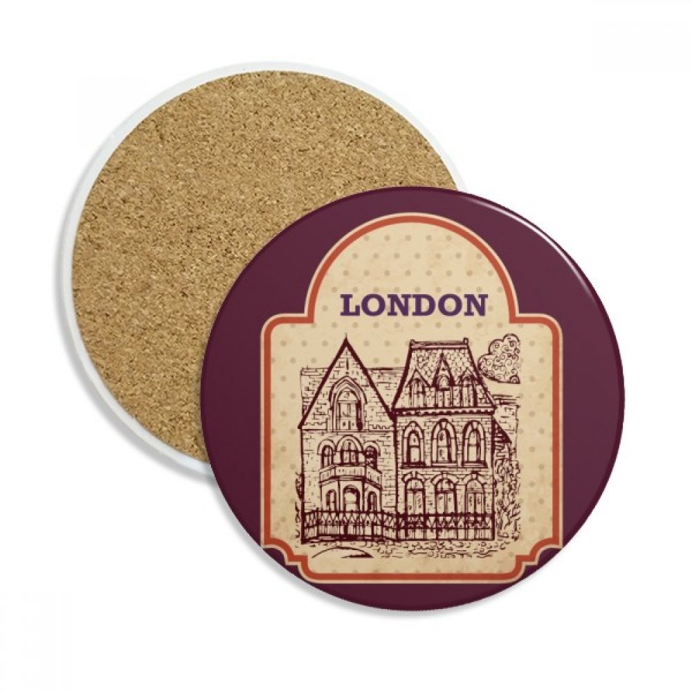 Timbre Coaster céramique Londres cadeau idéal pour amateurs de thé