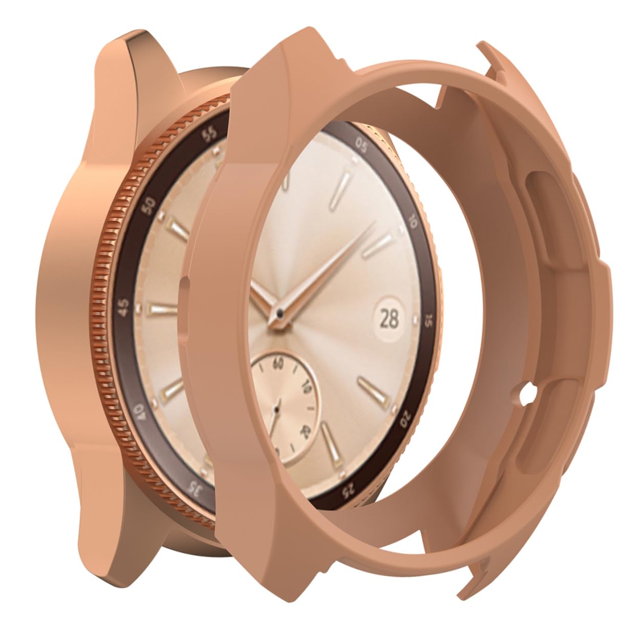 8pcs Protective Metal Frame Cover 4 44mm Red Cover for S3 Frontier Protective Cover Reloj Inteligente Case Cover S3 Frontier Watch Case Protective Case Intelligent