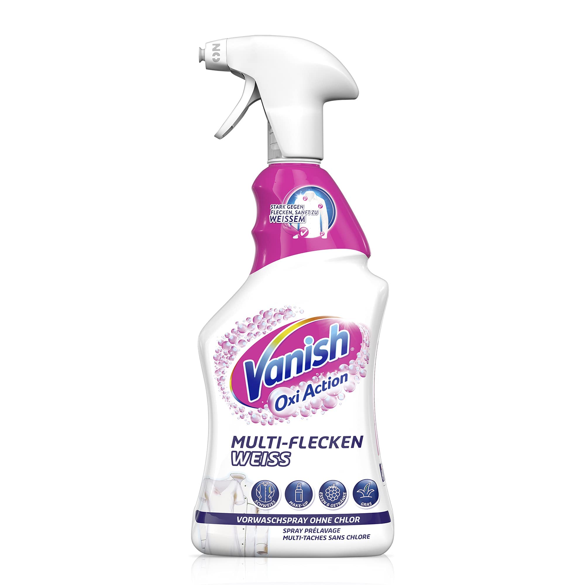 Vanish Oxi Action Multi Stain Pre-Wash Spray - Effective Against All Types of Stains - For Pre-Treatment of White Laundry - 1 x 750ml