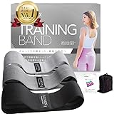 【ESSE＆マイベストW掲載×全米ヨガ資格講師監修】高耐久メッシュ採用トレーニングバンド 説明書＆動画付き [３種強度で初心者からアスリートまで使える] ヒップバンド 宅トレ筋トレで過去最高の美尻に (ブラック/グレー/ライトグレー)