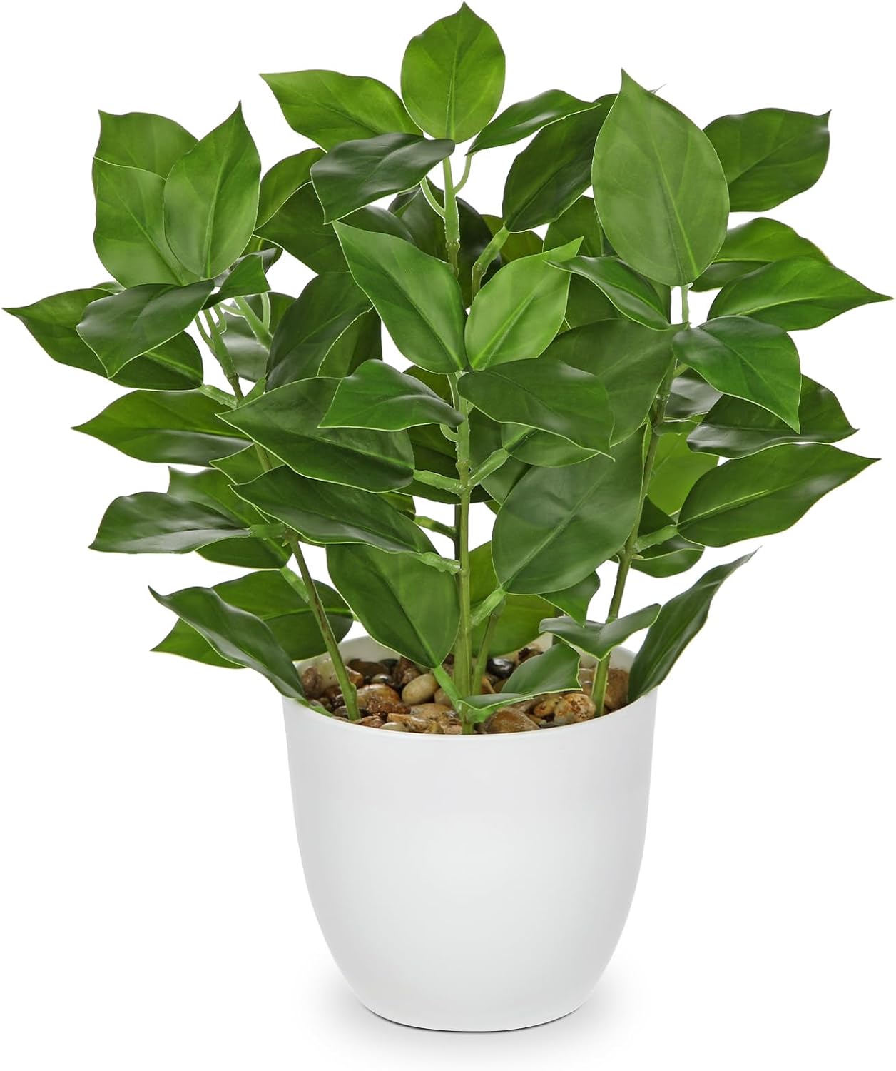 Briful Fake Plants Artificial Greenery Potted Faux Lifelike Plant for Farmhouse Home Garden Party Decoration