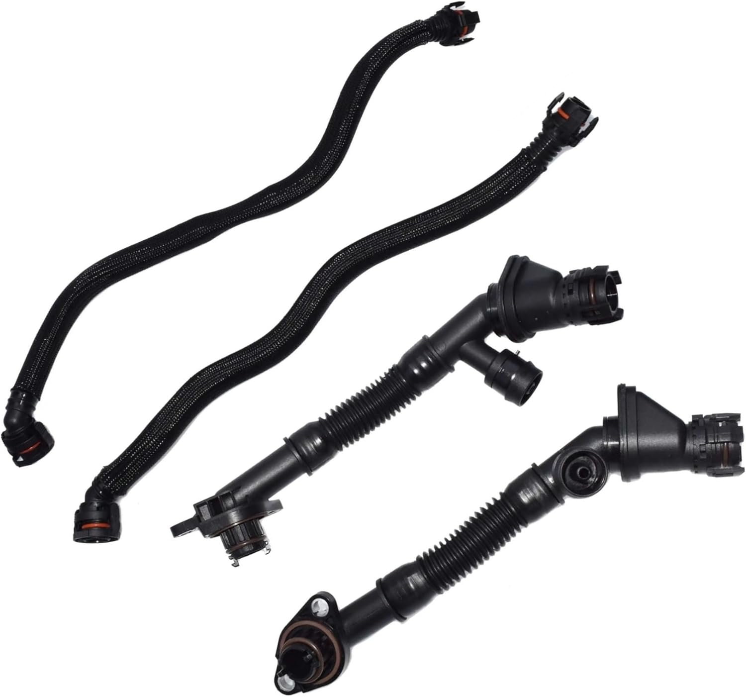 Crankcase Breather Hose Compatible With 750Li For XDrive 2010-2012 Car Engine Crankcase Vent Hose Crankcase Breather Vent Valve Pipe Auto Parts (Kit 3)