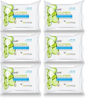 Epielle Toallitas desmaquillantes de pepino, ...