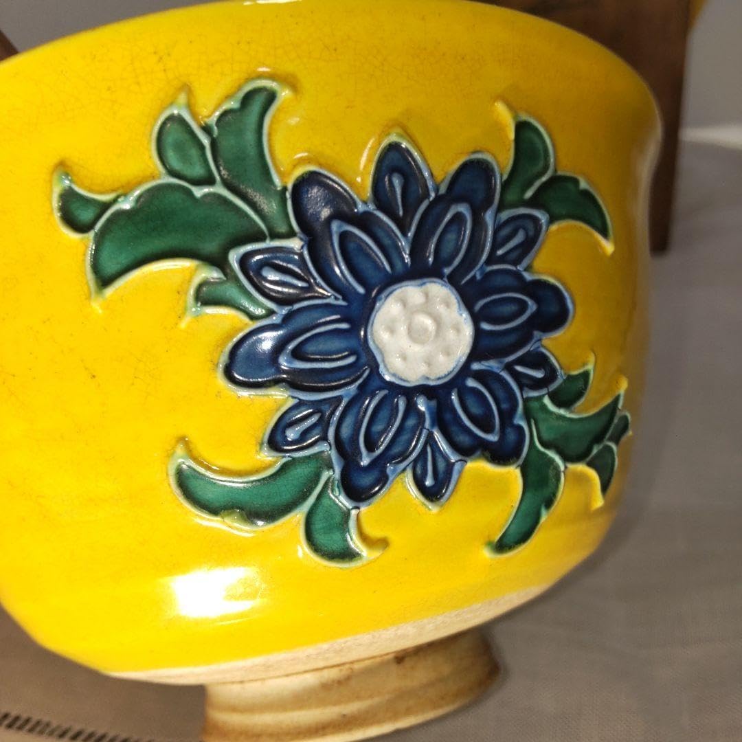 赤沢露石 黄交趾 京焼 七宝 赤沢露石 黄交趾 京焼 七宝