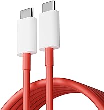 Basesailor 80W Original Fast USB C To Type C Supervooc/Dash Fast Charging Charger Cable Compatible For Oneplus 12/12R/11/11R/10R,10T,10,10 Pro,9 Pro,8,8T,7T,7T Pro,6,Nord,4,3,2,2T,Ce2 Lite,Ce3 Lite,1M