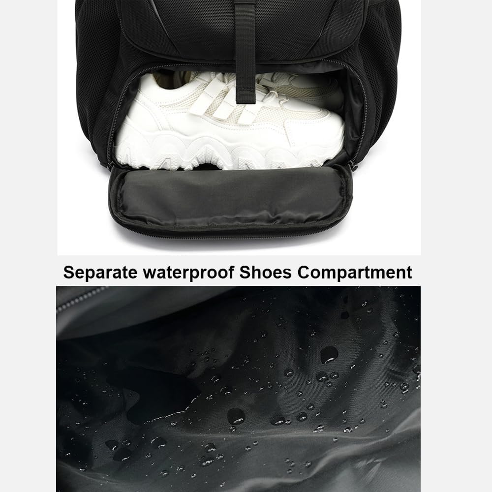 50L 60L 80L Reiserucksack Herren Groß, Erweiterbar Handgepäck Rucksack,17-Zoll Laptoptasche Rucksack Arbeitsrucksack Herren