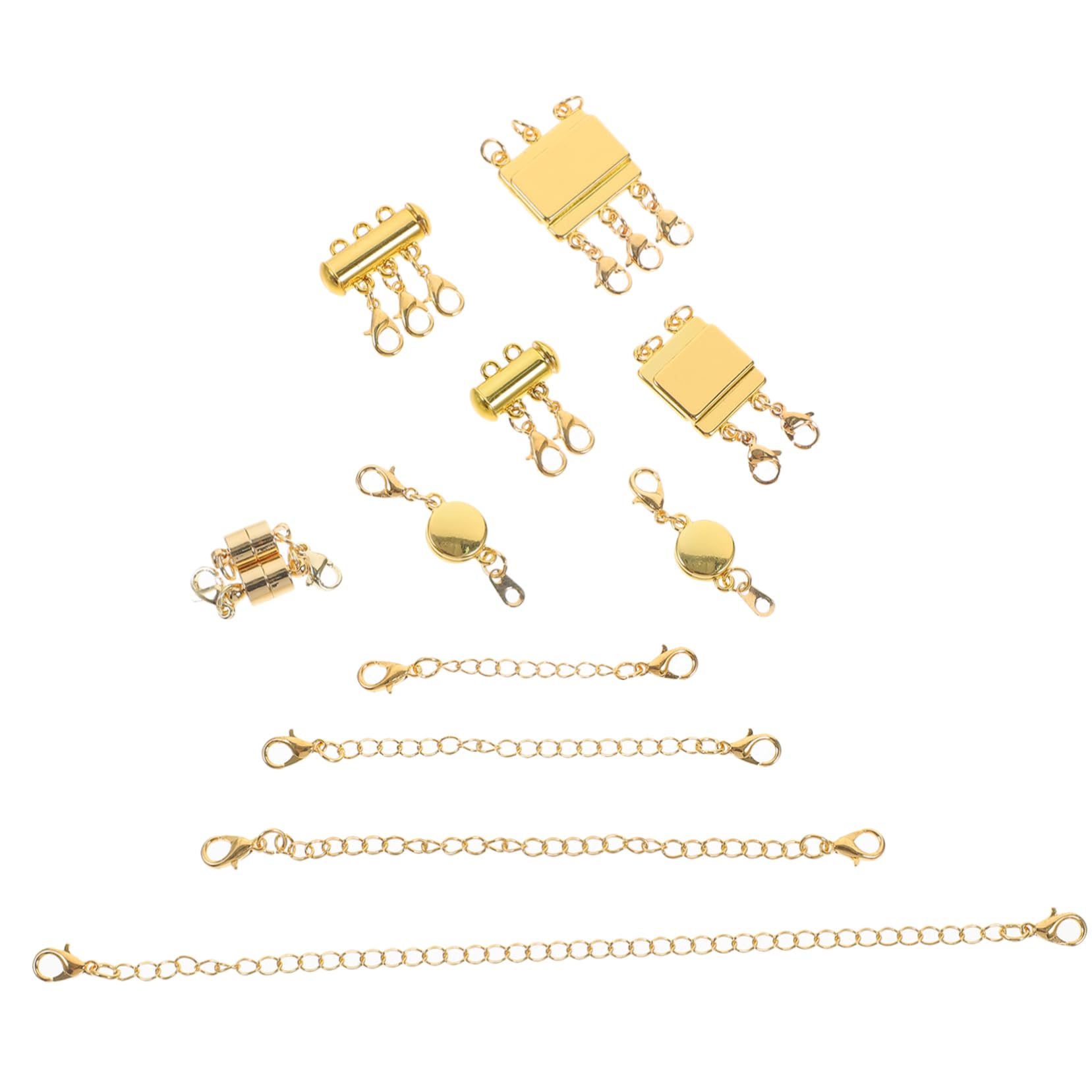 Lurrose 3juegos Conectores De Collar Juego Extensores y Ganchos Para Bisutería Separadores Para De Múltiples Accesorios De Joyería Para y Pulseras