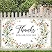 Avezano Thanks for All You Do Backdrop Wildflower Thank You Party Decorations Thank You Father Staff Teachers Professors Doctors Banner 70.8 x 43.3 Inch