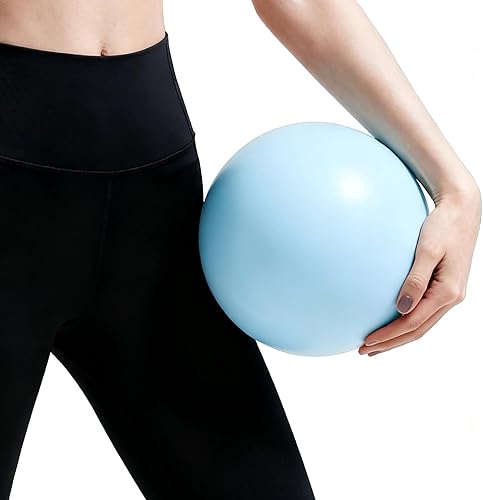 Miniatura 9 de Pelota de ejercicio suave de 9 pulgadas para pilates, yoga, entrenamiento básico Púrpura,Azul,Verde,Rosa,https://www.amazon.com/dp/undefined