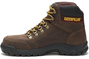 Men's Caterpillar Outline Steel Toe Work Boots: Unbeatable Protection, Unparalleled Comfort