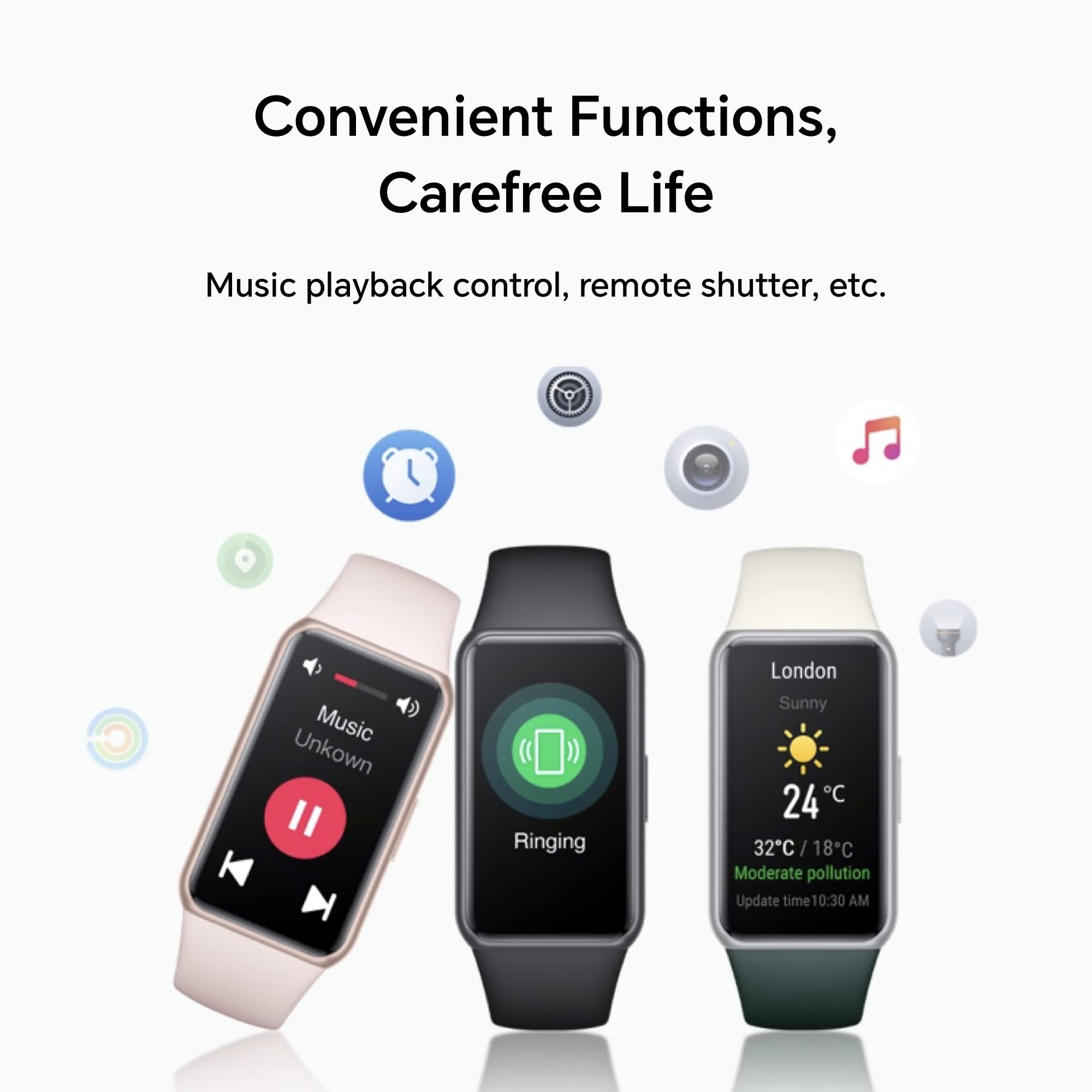 HONOR Band 7 Smartwatch 1.47" AMOLED Orologio Fitness Tracker con 96 Sportivo, Contapassi, Cardiofrequenzimetro, SpO2, Impermeabile Smart Band per Uomo Donna Android iOS, Rosa Corallo