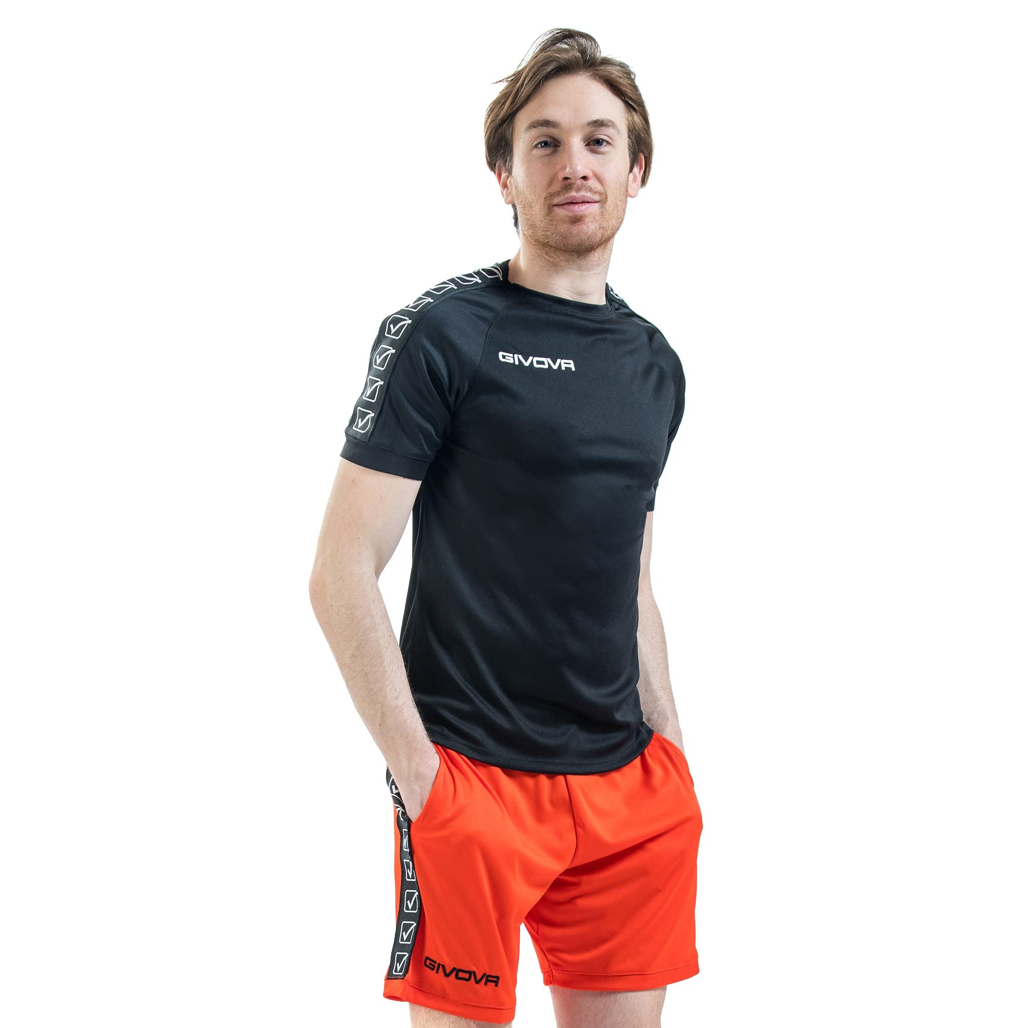 Givova T-SHIRT POLY BAND NERO Tg. 2XL