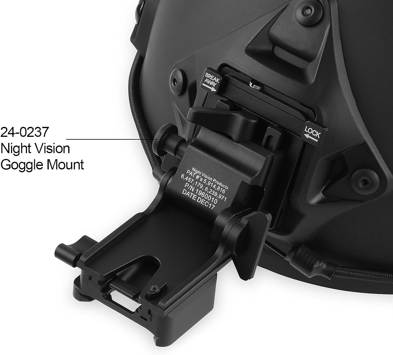 Gexmil Night Vision Goggles NVG Mount Aviation Grade Aluminum Fast Helmet for PVS14/PVS18/PVS15/PVS7