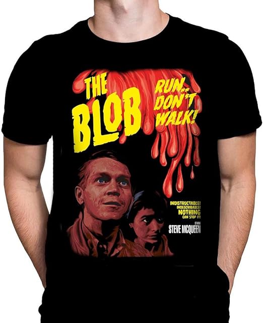 Amazon.com: The Blob Mens Tshirt Sci-fi Classic Horror Movie Print
