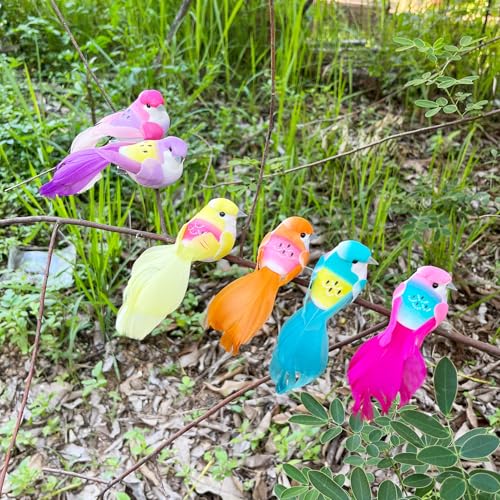 Pájaros artificiales con clip que traen la alegría de la primavera a casa 6