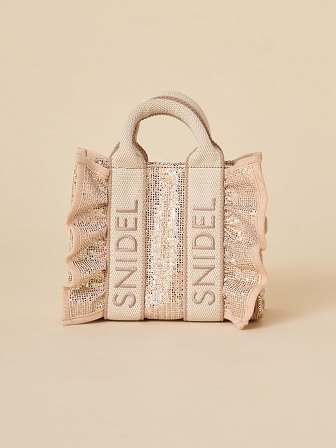 Amazon | [スナイデル] フリルロゴミニバッグ SWGB252631GLDF