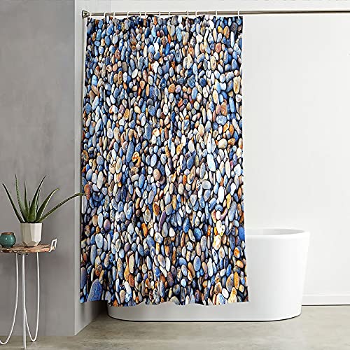 Rideau de douche polyester imperméable et sain avec œillets renforcés 150x180