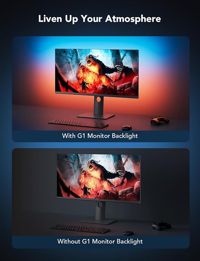 Tira LED Govee RGBIC para monitor 27-34 pulgadas miniatura 8