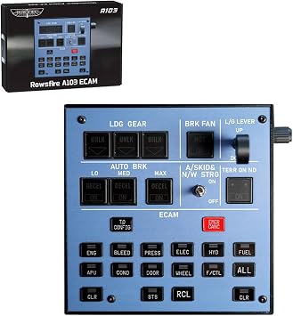 Flight Simulator A103 V3.0 11 Scale A320 Series Home Cockpit Panel for MSFS 2020/2024 & X-Plane Compatible with Fenix PMBG FBW and NEOV2 Windows Flight Simulator Home Cockpit