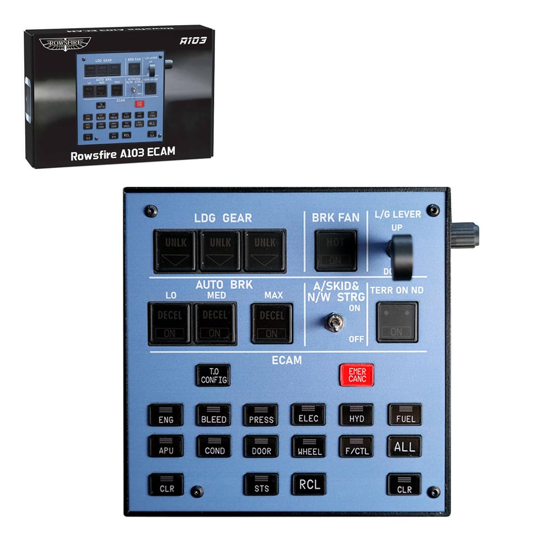 Simulador de vuelo A103 V3.0, escala 1:1, serie A320, panel homecockpit para MSFS 2020/2024 y lona X, compatible con Fenix, PMBG, FBW y NEOV2, simulador de vuelo de Windows cabina doméstica