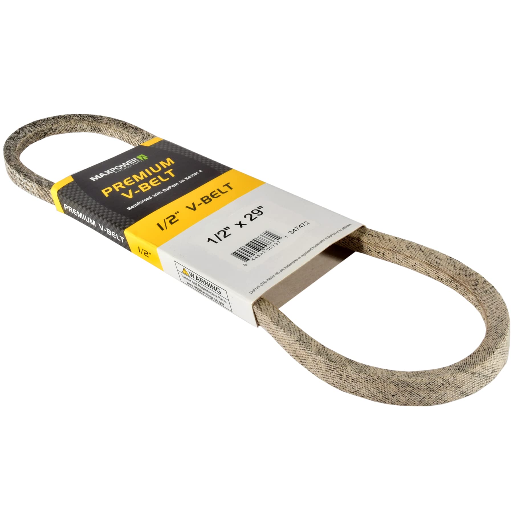 MAXPOWER V-belt 347472, Kevlar reinforced, 1/2 inch x 29 inch, 4L290, outer length L (a) 740 mm, beige, 1/2" x 29" - Image 2
