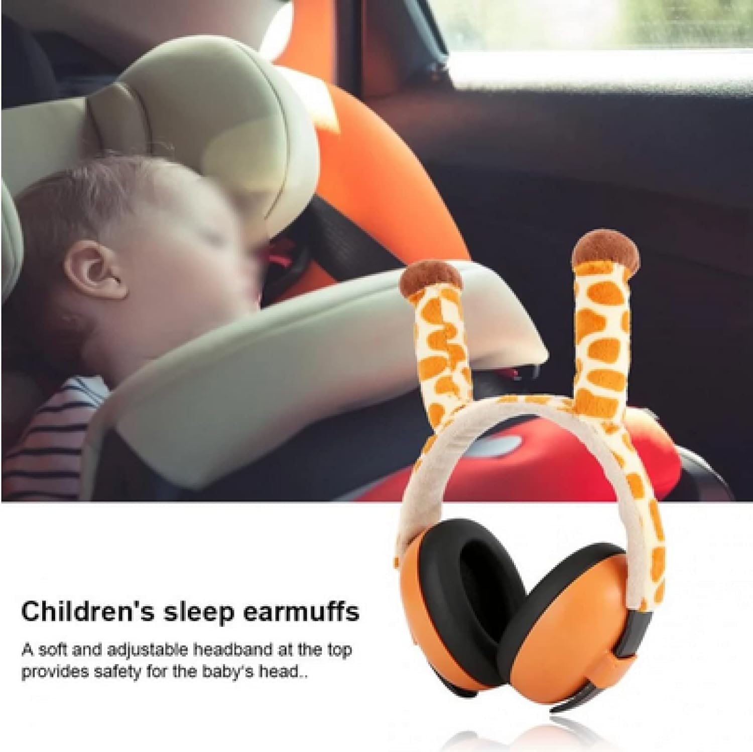 Kid Ear Defenders Sound Insion Gehörschutz Kapselgehörschutz Anti-lärm-kopfhörer Fluglärmreduzierung, Giraffe