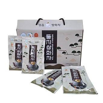 Doong Ji Ssanghwatang Herbal Tea Drink Gift Set, 3.38 fl oz 30 Packs Korean Traditional Premium Herbal Blend