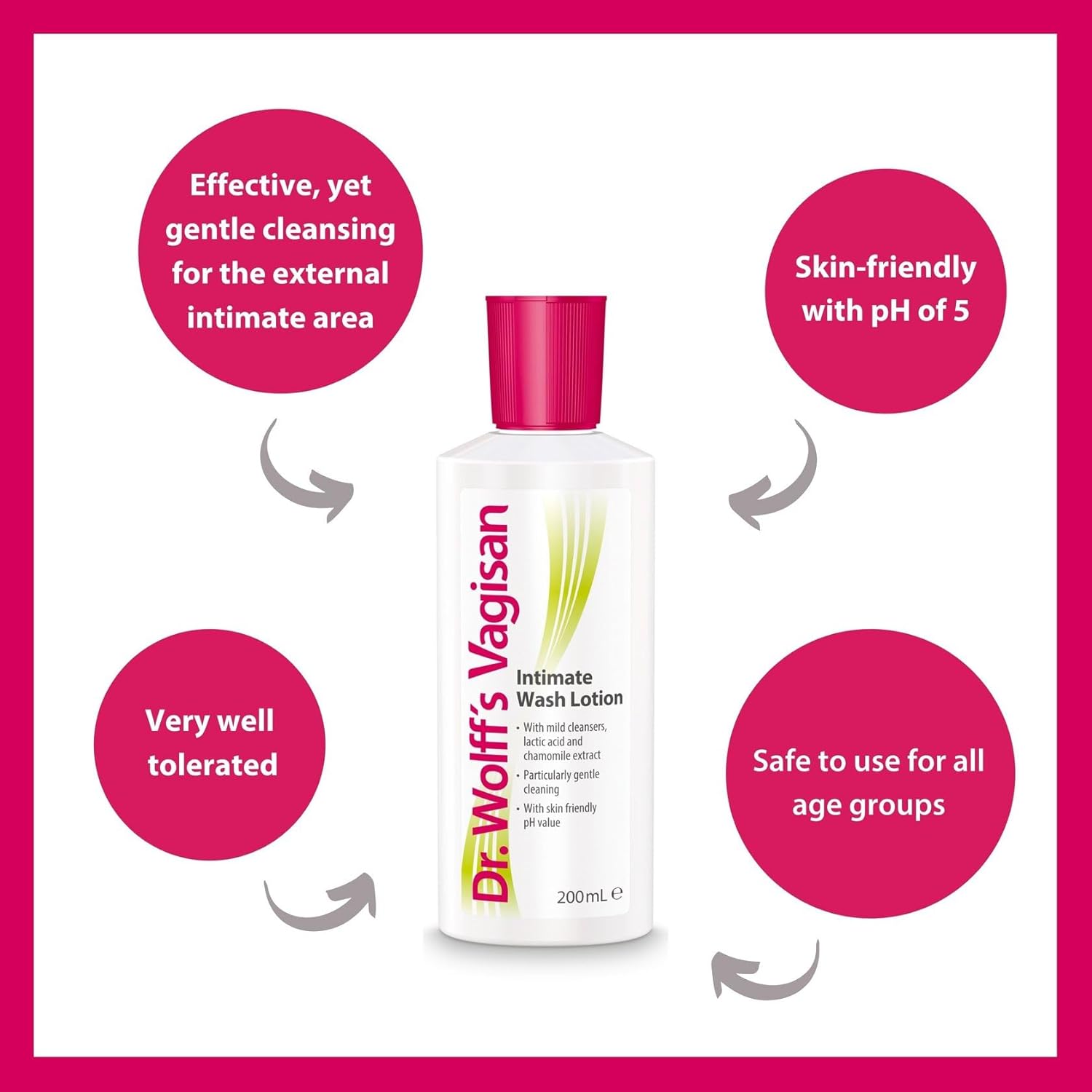 Vagisan Intimate Wash Lotion 200ml by Vagisan