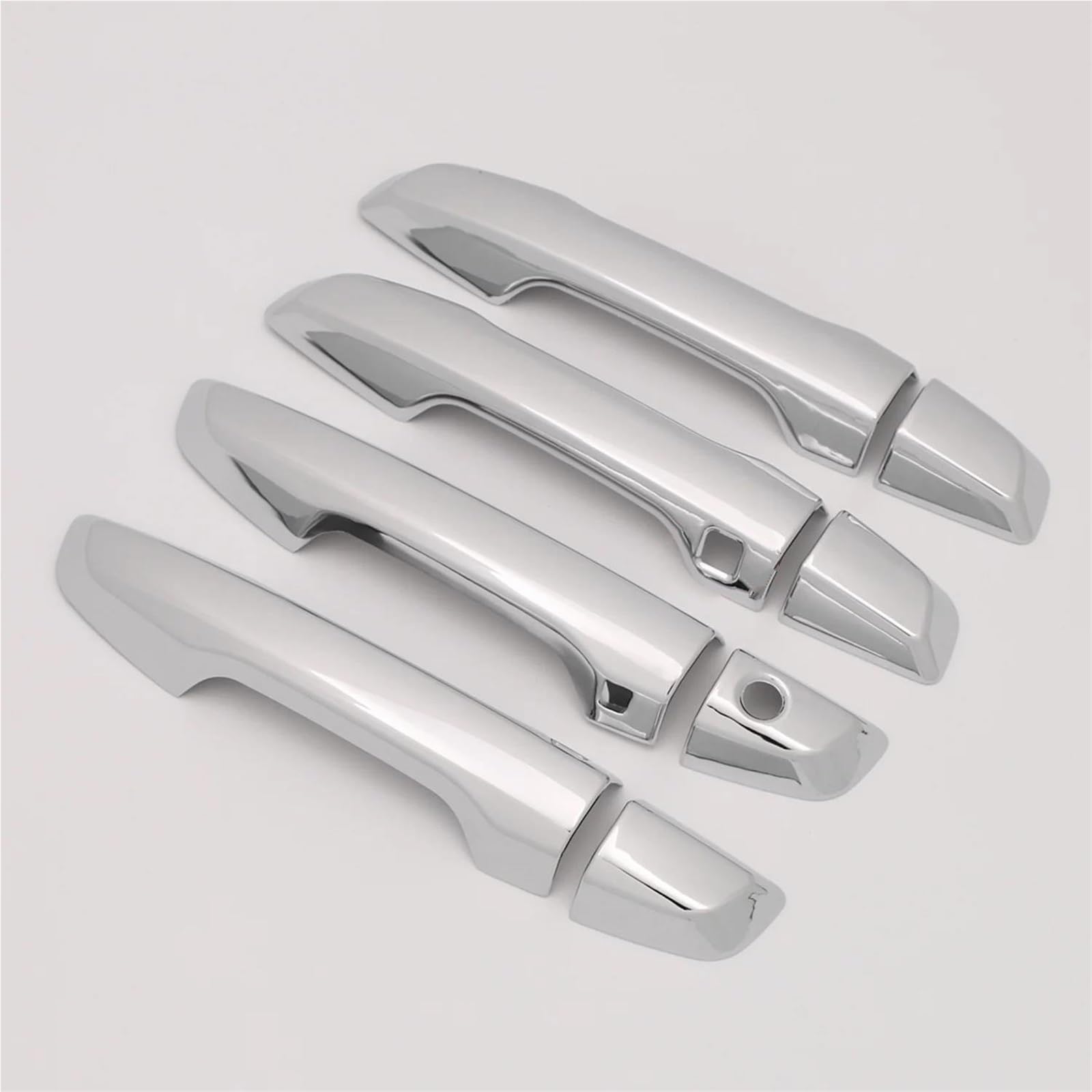 JTWMTY for CR-V 2017 2018 2019 2020 2021 Carbon Fiber Chrome Car Door Handle Covers Trim Overlay Styling Accessories(Style 5)