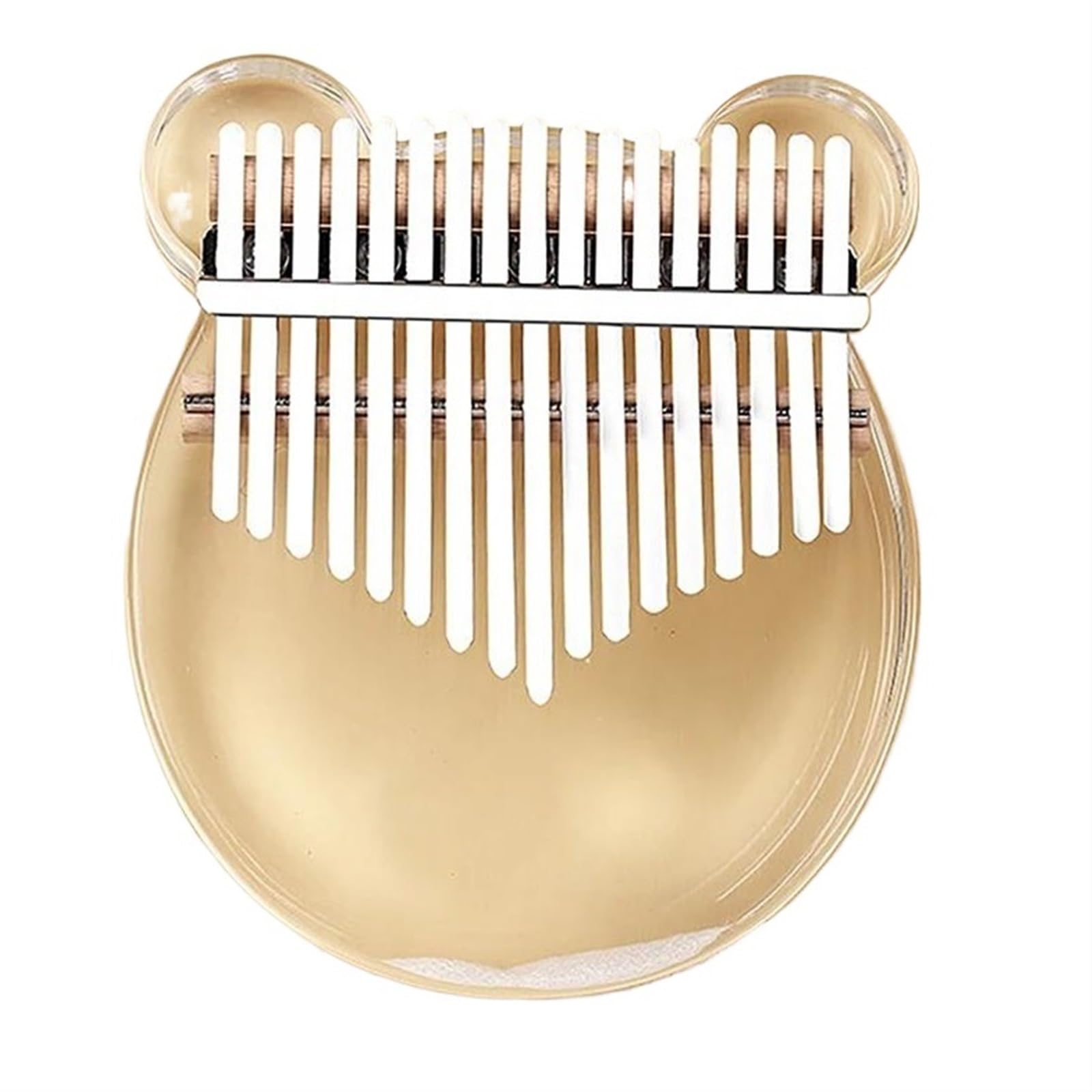 Kalimba Kalimba Akrylowa 17 Klawiszy Przezroczysty Pianino Kciukowe Z Młotkiem Stroika Kalimba Futerał Akryl Kalimba Instrument(B)
