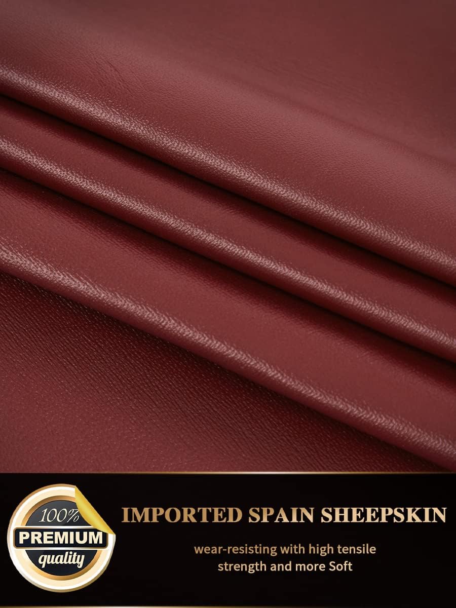 FIORETTO Womens Fingerless Leather Gloves Unlined Leather Driving Gloves Dancing Performance Punk Half Finger Gloves 160005 - Image 5