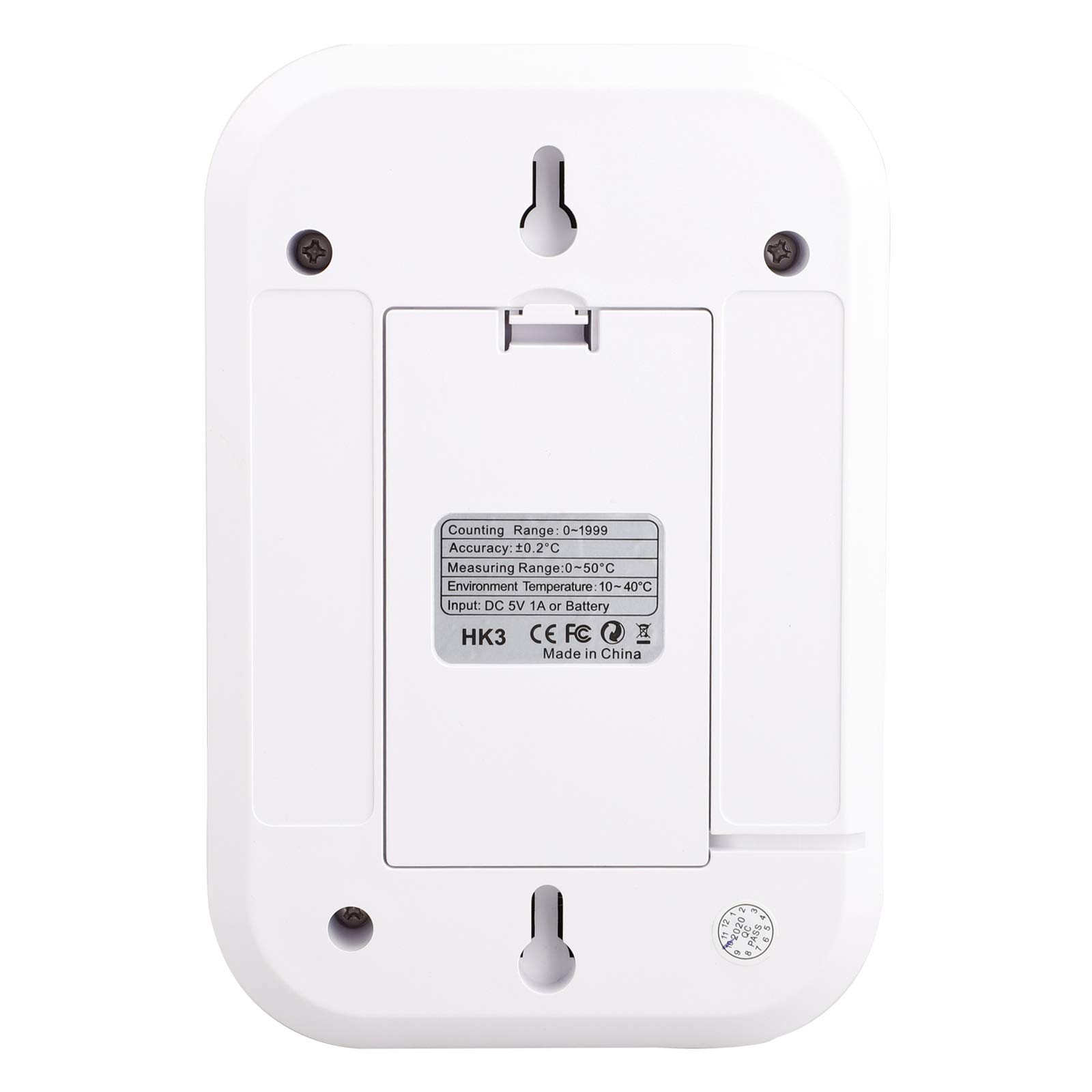 ZYC Termómetro infrarrojo sin Contacto HK3 / K3 Digital Pro Sensor de Temperatura de la Mano para la Frente Pistola láser con Alarma de Fiebre montada en la Pared