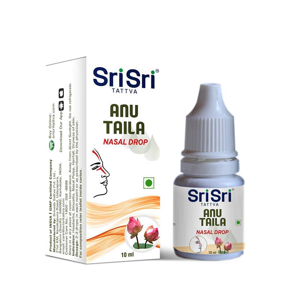 Sri Sri Tattva Anu Taila -10Ml-Pack of 6
