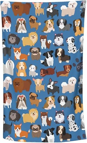 Miniatura 7 de VOOHDDY Toalla de playa para perros y cachorros, de microfibra suave y absorbente, de secado rápido, toallas de baño de gran tamaño para baño,