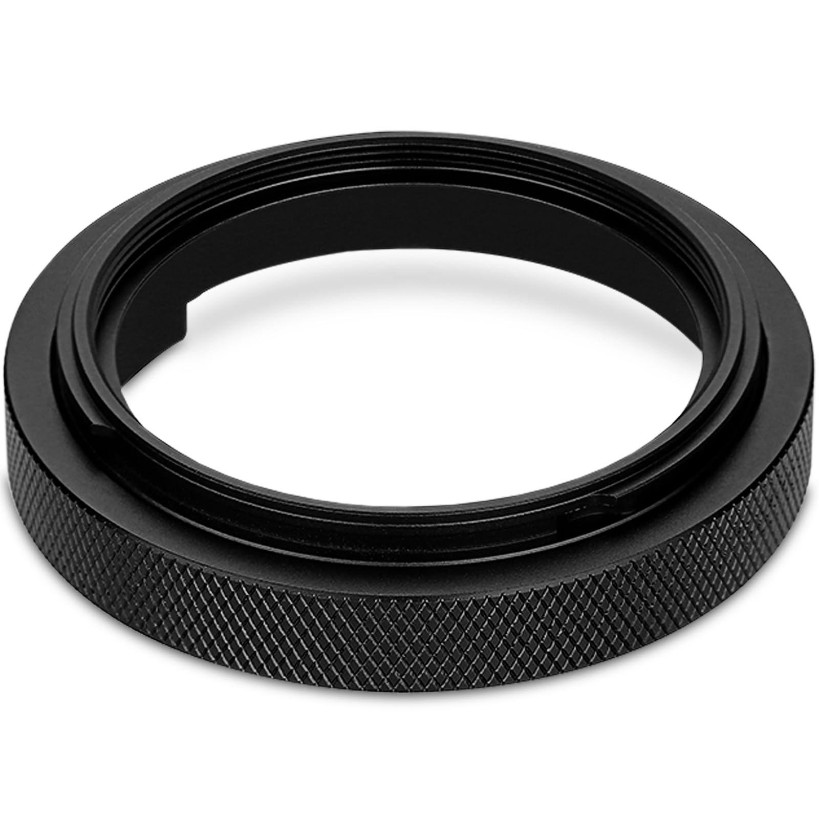 Haoge Pierścień do kaptura, adapter do Fujifilm GFX100RF, kwadratowa, metalowa osłona obiektywu, akcesoria Bayonet Shades kompatybilne z GFX100RF, oryginalny obiektyw, czarna