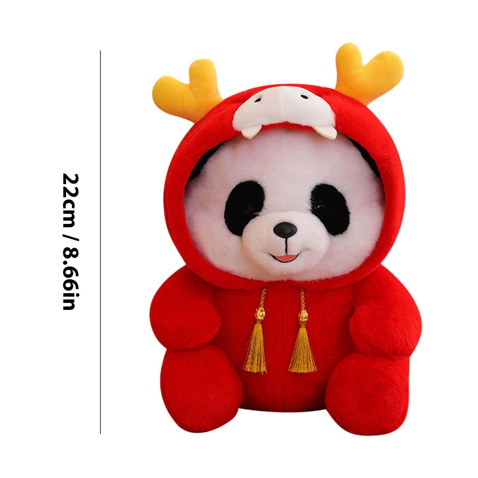 Amazon.co.jp: パンダドラゴンぬいぐるみ、22CM 中国のドラゴン