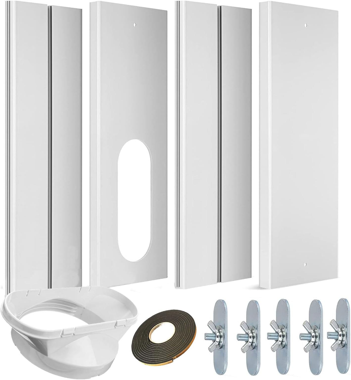 Kit de ventilation de fenêtre pour climatiseur portable, Kit