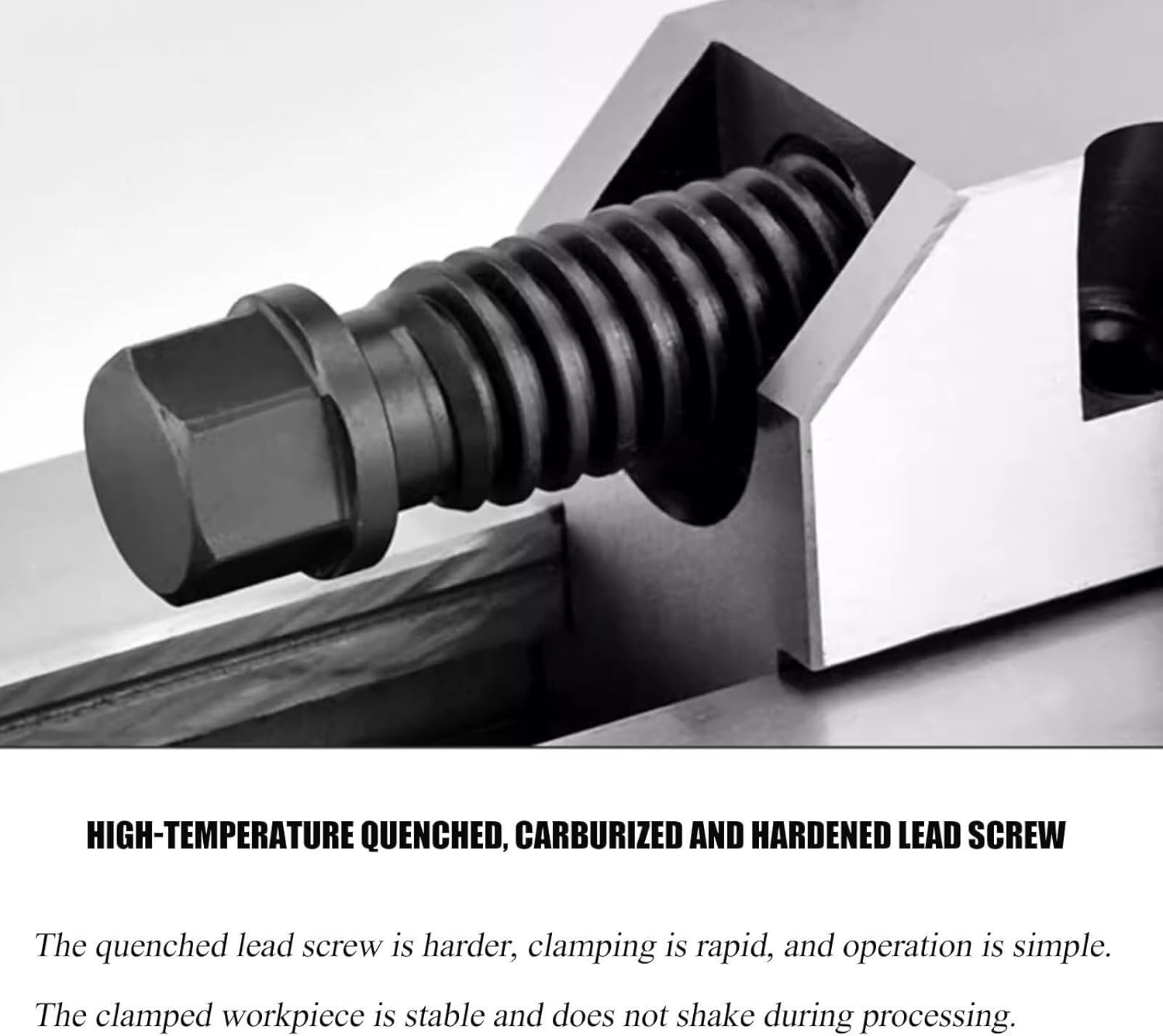 High precision bench vise 0.005mm accuracy HRC62 hardness clamp Suitable for CNC machining center and boring machine Durable Heavy duty(4inch)