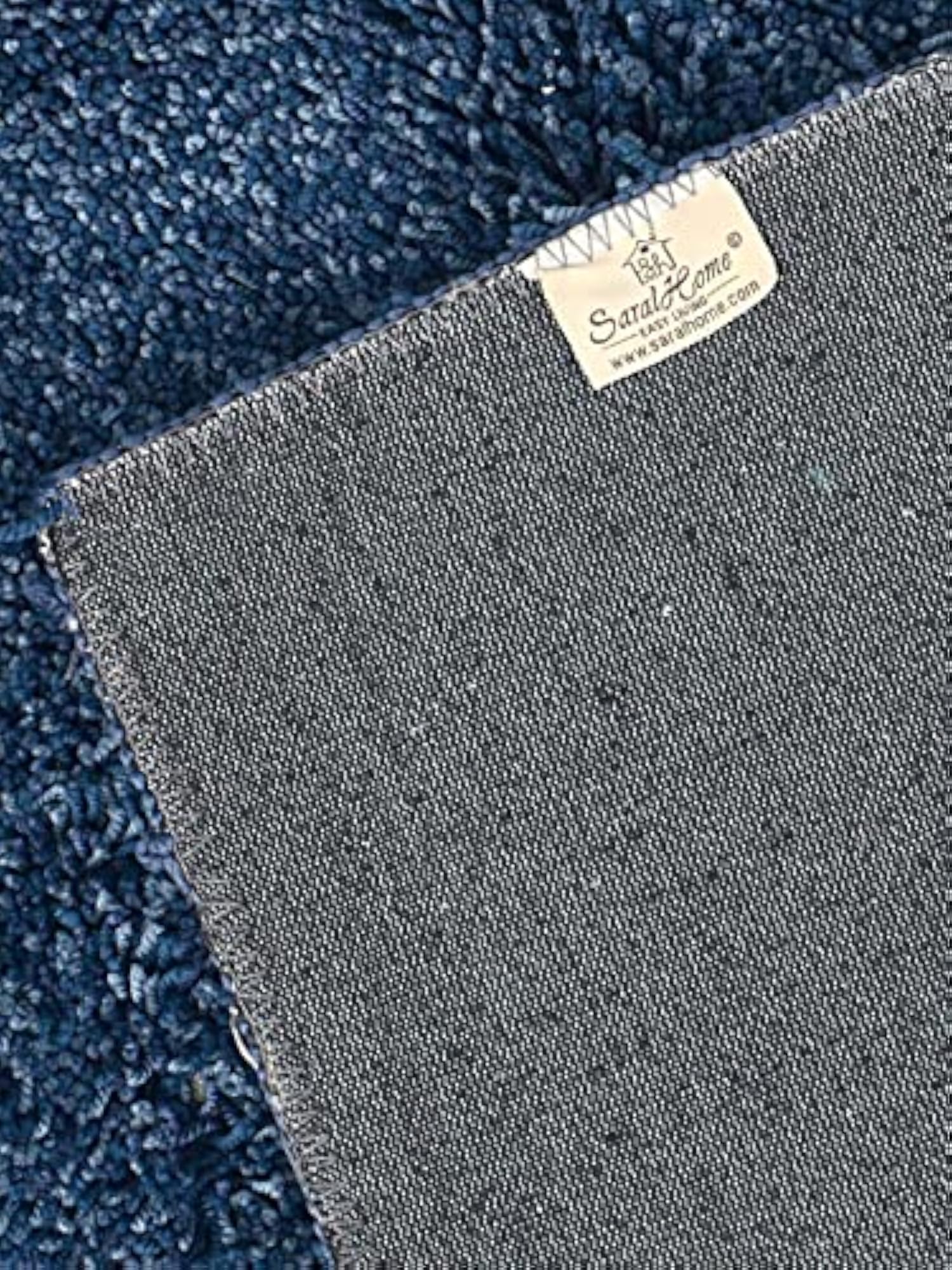 Blue Cotton Carpet, 150x210 cm