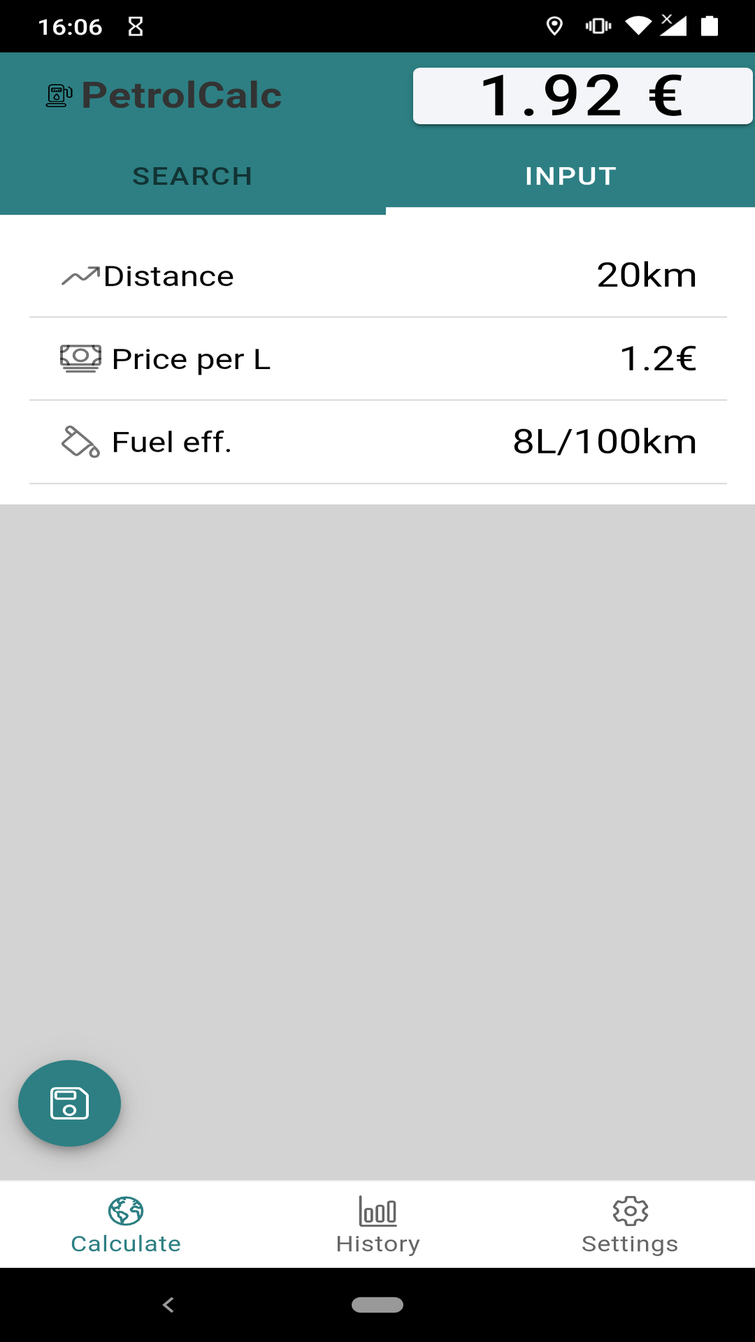 PetrolCalc Fuel Expenses Calculator App on Amazon Appstore