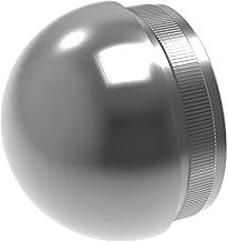 Sellon24® Stainless Steel V2A End Caps Pipe Plug End Cap Closure Plug Railing for Pipe 42.4 mm (End Cap 42.4 mm 5730)