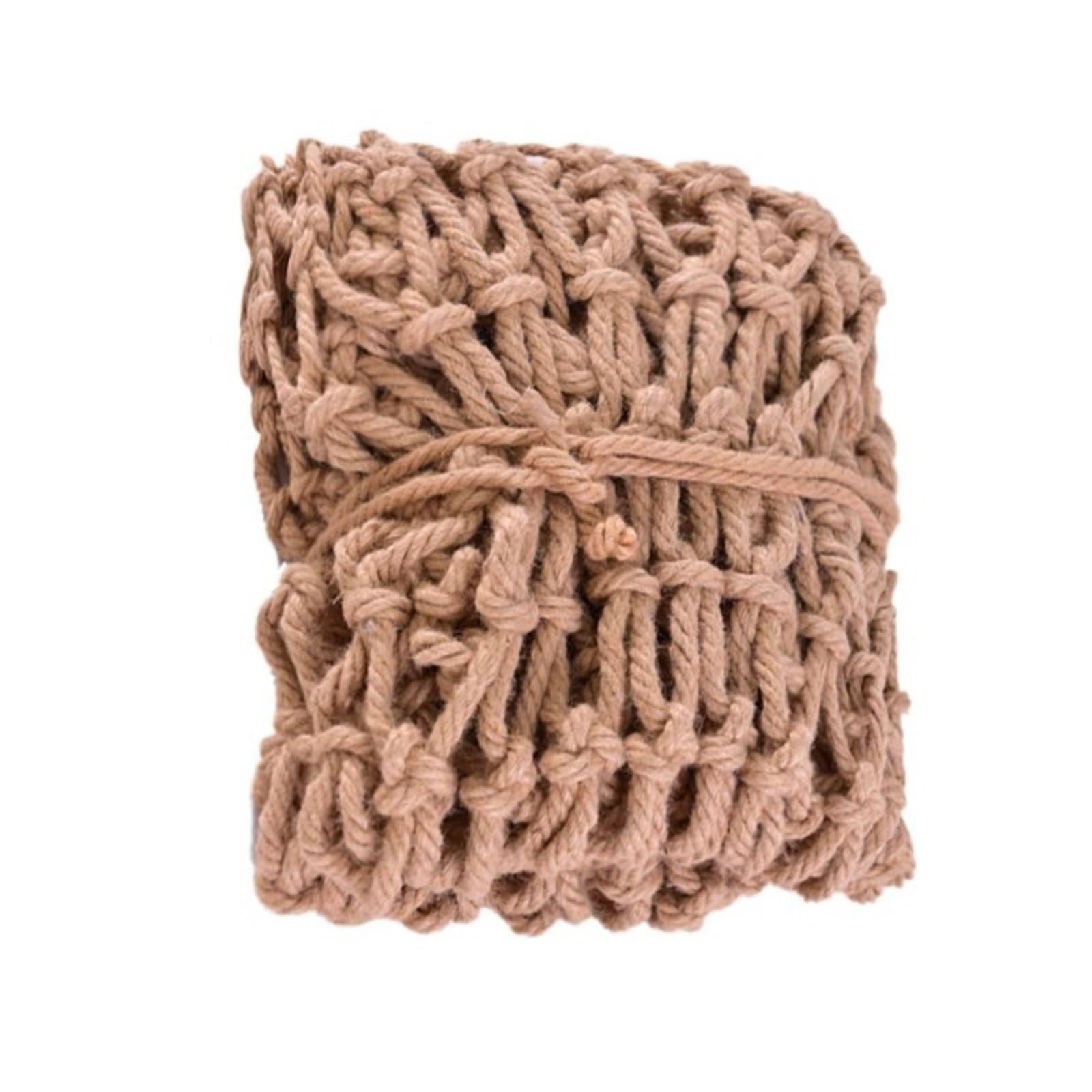 Corda Canapa Naturale Corda di canapa Rete da arrampicata Natura Iuta Giardino Balcone Spago Traliccio Decorativo Soffitto Decorazione parete
