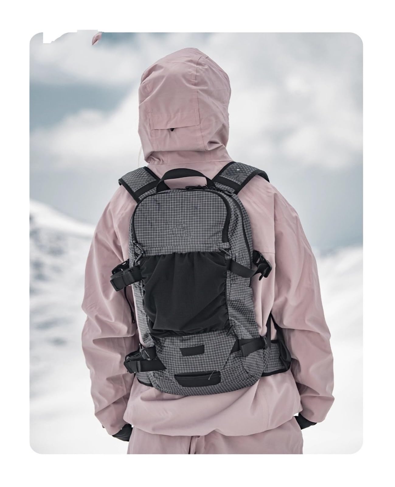 Zaino da sci alpinismo per uomo e donna, leggero, per snowboard, sci di fondo, escursionismo e alpinismo