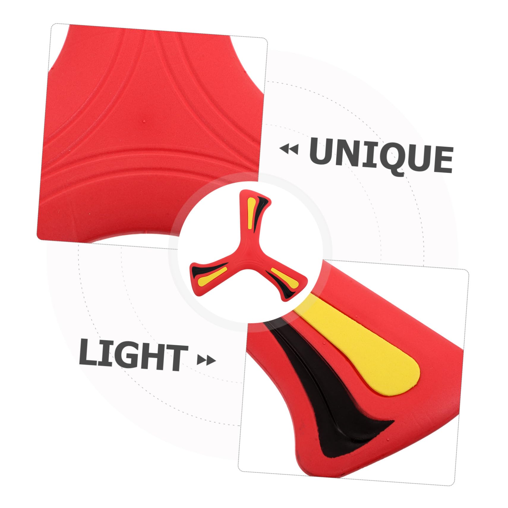 UPKOCH Boomerang Extérieur pour Garçon Fille Interactif Jouet Volant à Retour Automatique pour Jeux Plein Air