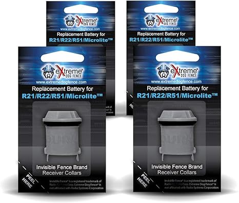 Amazon Com Invisible Fence Collar Replacement Battery New Improved Ultra Life Battery For Invisible Fence Brand Electric Dog Fence Collars R21 R22 R51 Microlite Computer Collar 4 Pack Pet Supplies Amazon Com Invisible Fence Collar Replacement Battery New Improved Ultra Life Battery For Invisible Fence Brand Electric Dog Fence Collars R21 R22 R51 Microlite Computer Collar 4 Pack Pet Supplies