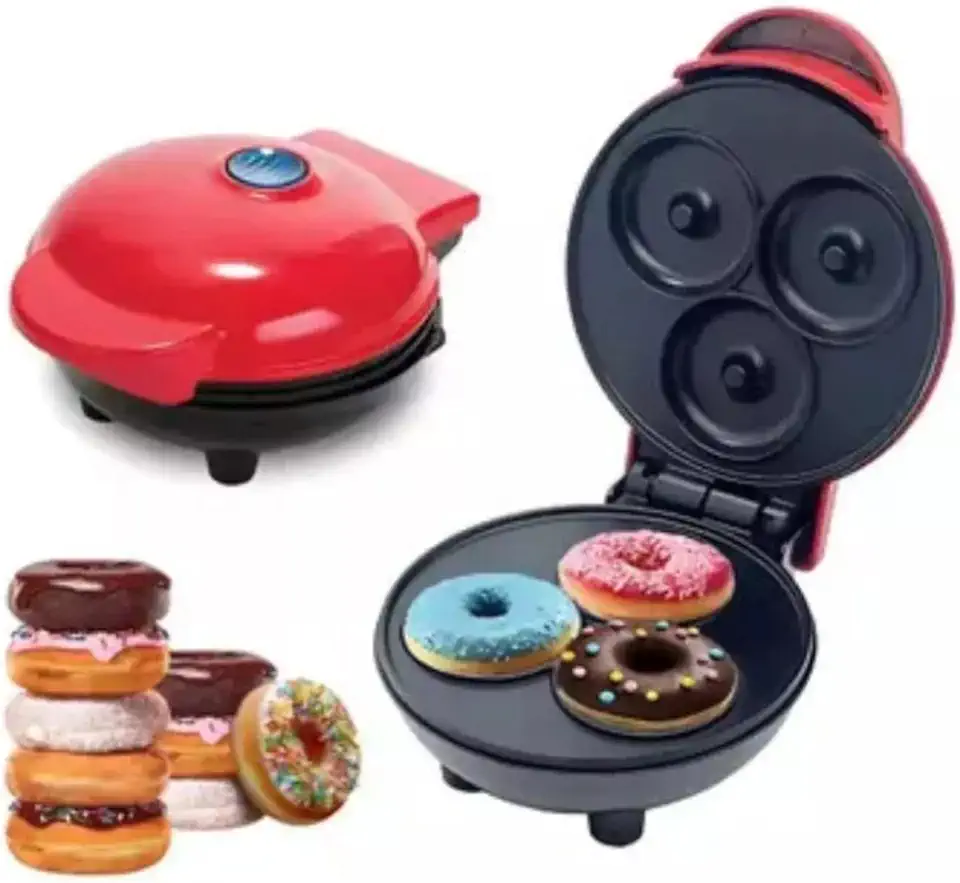 Mini Máquina De Donut 3 Furos 110V