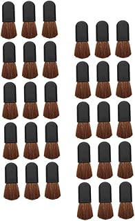 Brocha de maquillaje portátil para base en po...