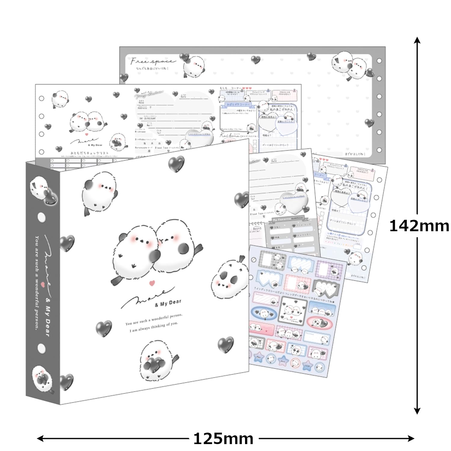 Amazon | クラックス ノート ミニプロフィールブック カワイイトリ