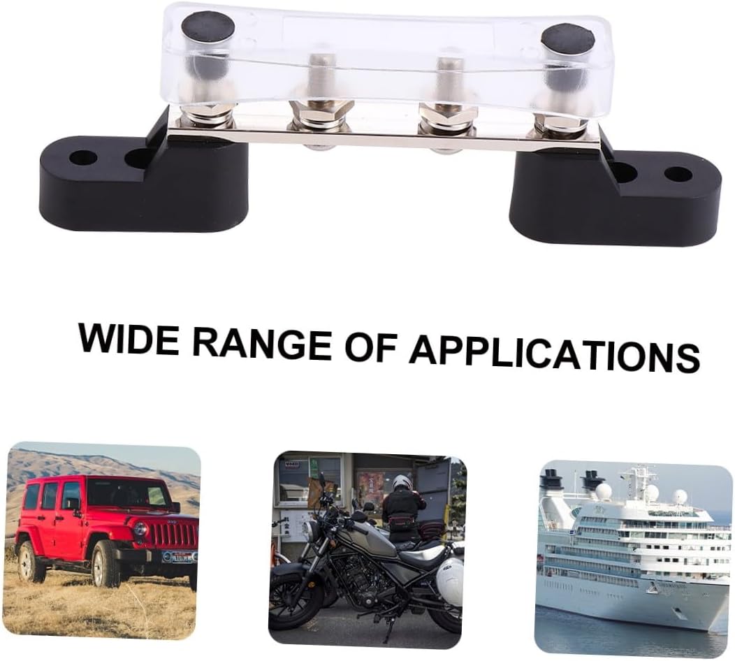 UPKOCH 3pcs Bus Bar for Yacht Bus Bar Block Power Distribution Terminal Block Cover Terminal